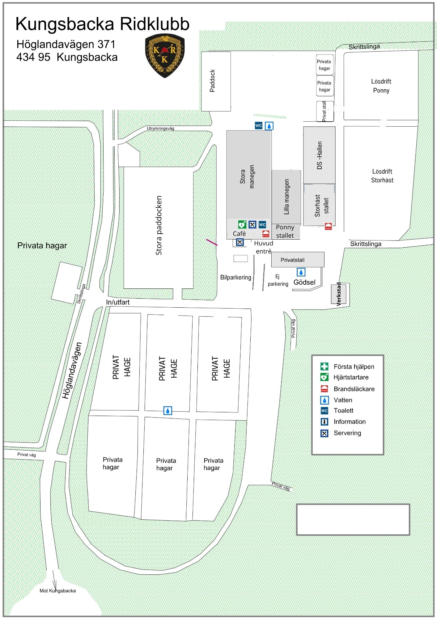 KRK anläggning Utomhus